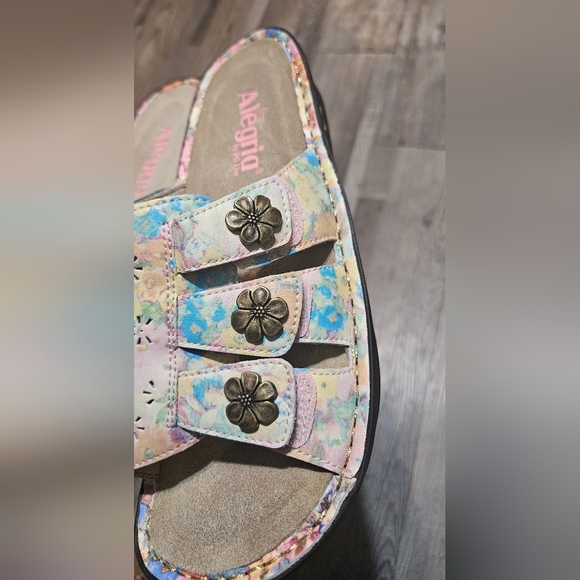 💜Alegria By PG Lite Leather Sandals Earth Goddess Multicolor Zize 38🩷 - Picture 10 of 14